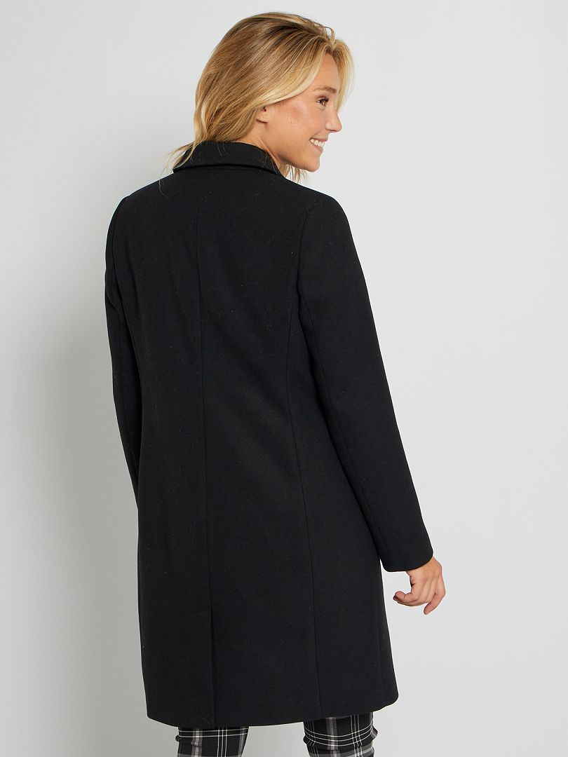 Abrigo de lana - negro - - 40.00€