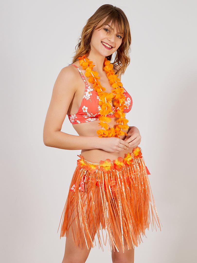 Accesorio de falda hawaiana - naranja - Kiabi - 4.00€