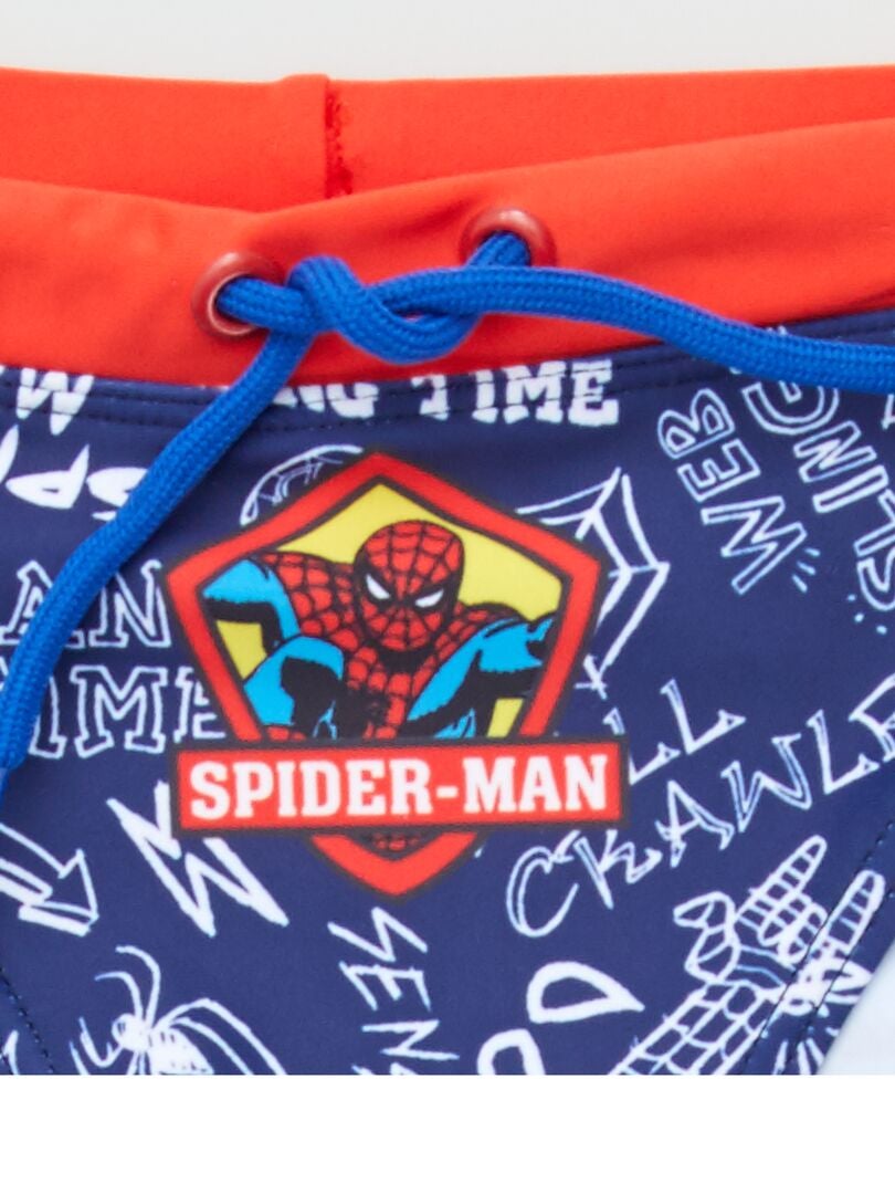 Bañador Spiderman Tipo Slip para Playa o Piscina Bañador Spiderman para Niños Bañador Marvel Spiderman 