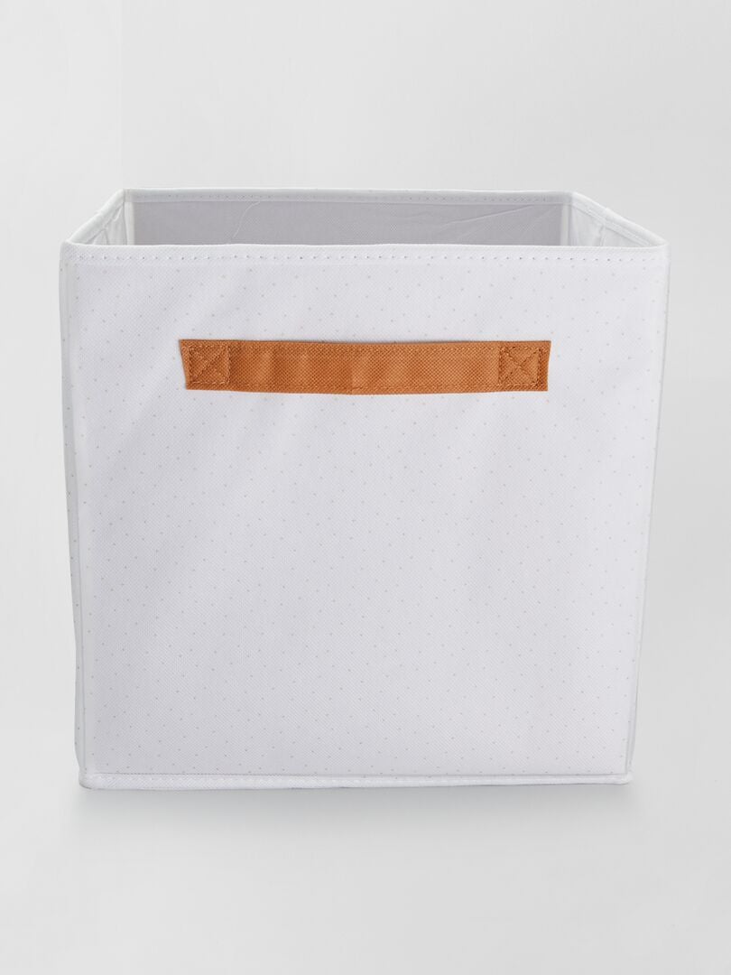 Caja de almacenaje de tela - BLANCO - Kiabi - 6.00€