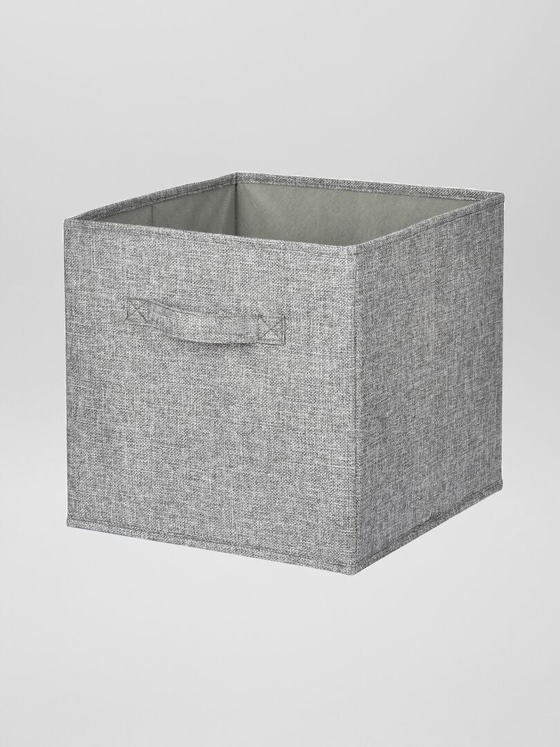 Caja de almacenaje de tela - GRIS - Kiabi - 5.00€
