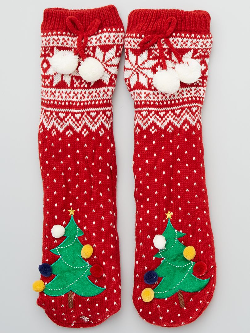 Calcetines de 'Navidad' - rojo - Kiabi €