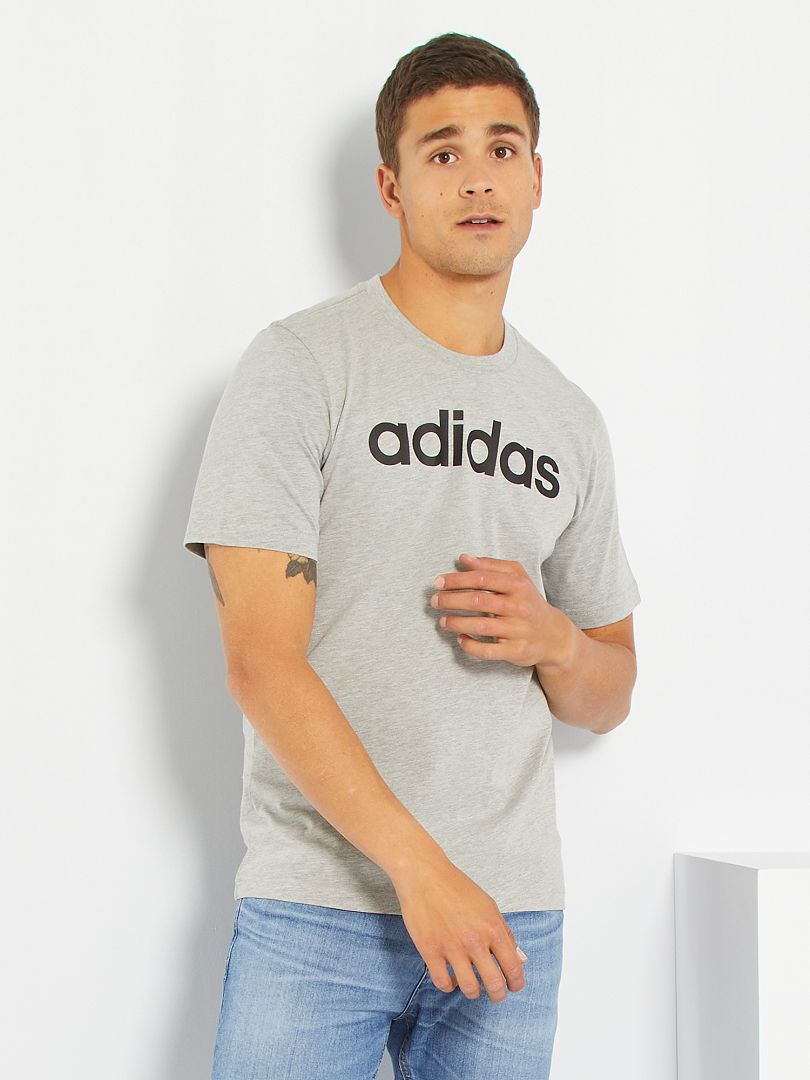 maletero Ajustarse Anunciante Camiseta 'Adidas' - GRIS - Kiabi - 20.00€