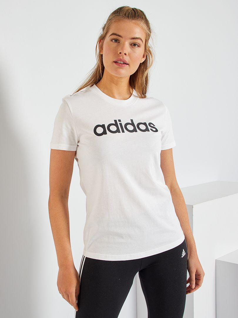 hambruna músculo ambiente Camiseta con logo 'Adidas' - BLANCO - Kiabi - 23.00€