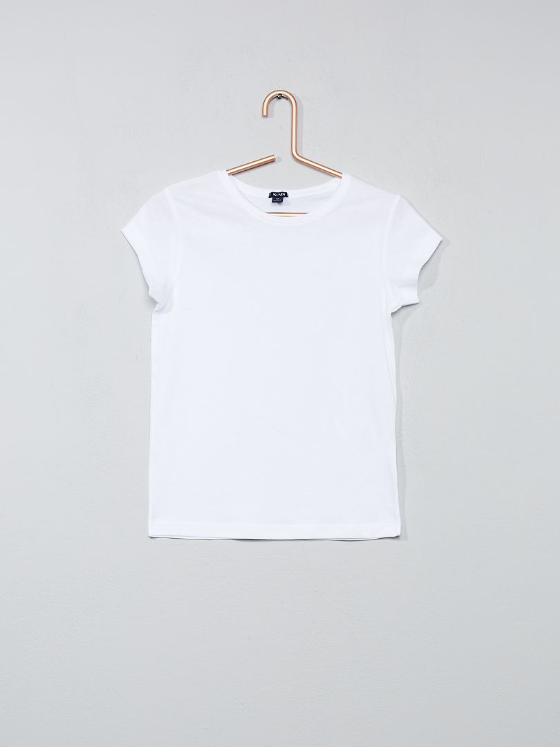 Camiseta de corta - Blanco - Kiabi 2.00€