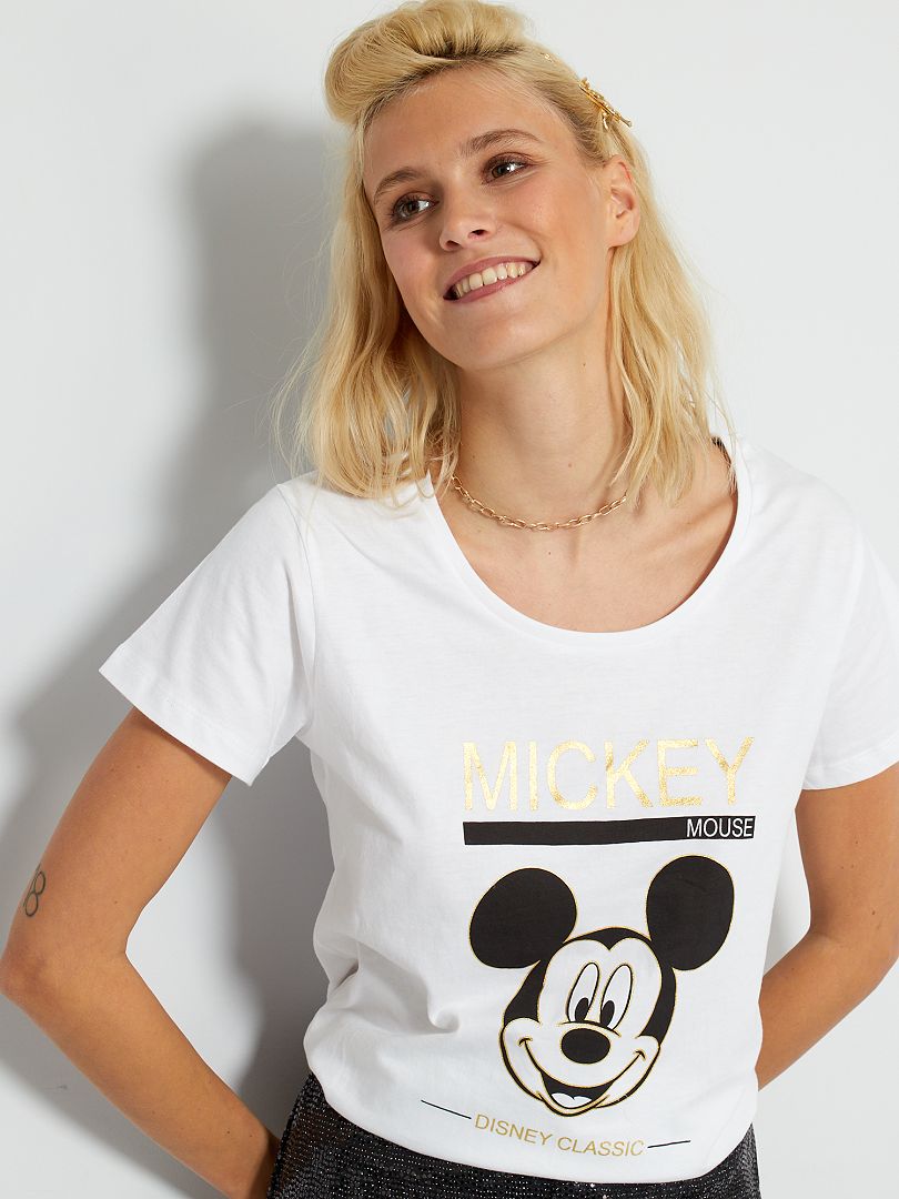 Sano Hobart Juramento Camiseta de pijama 'Mickey' - blanco - Kiabi - 12.00€