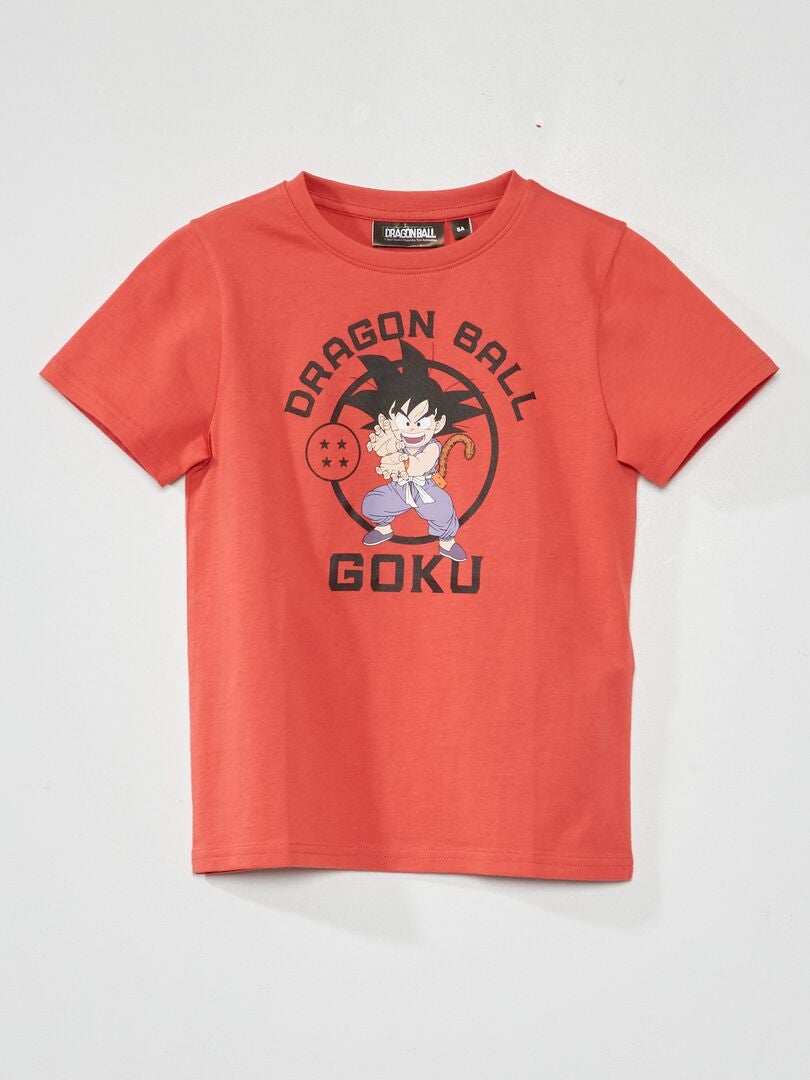 colorante correr Electrónico Camiseta de punto 'Dragon Ball Z' - rojo frambuesa - Kiabi - 9.00€