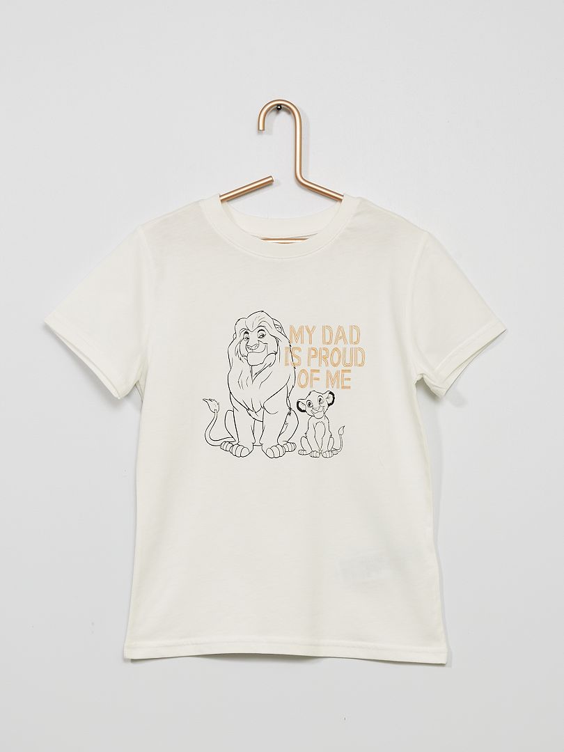 Joseph Banks Beber agua Oportuno Camiseta 'El Rey León' 'Disney' - BLANCO - Kiabi - 8.00€