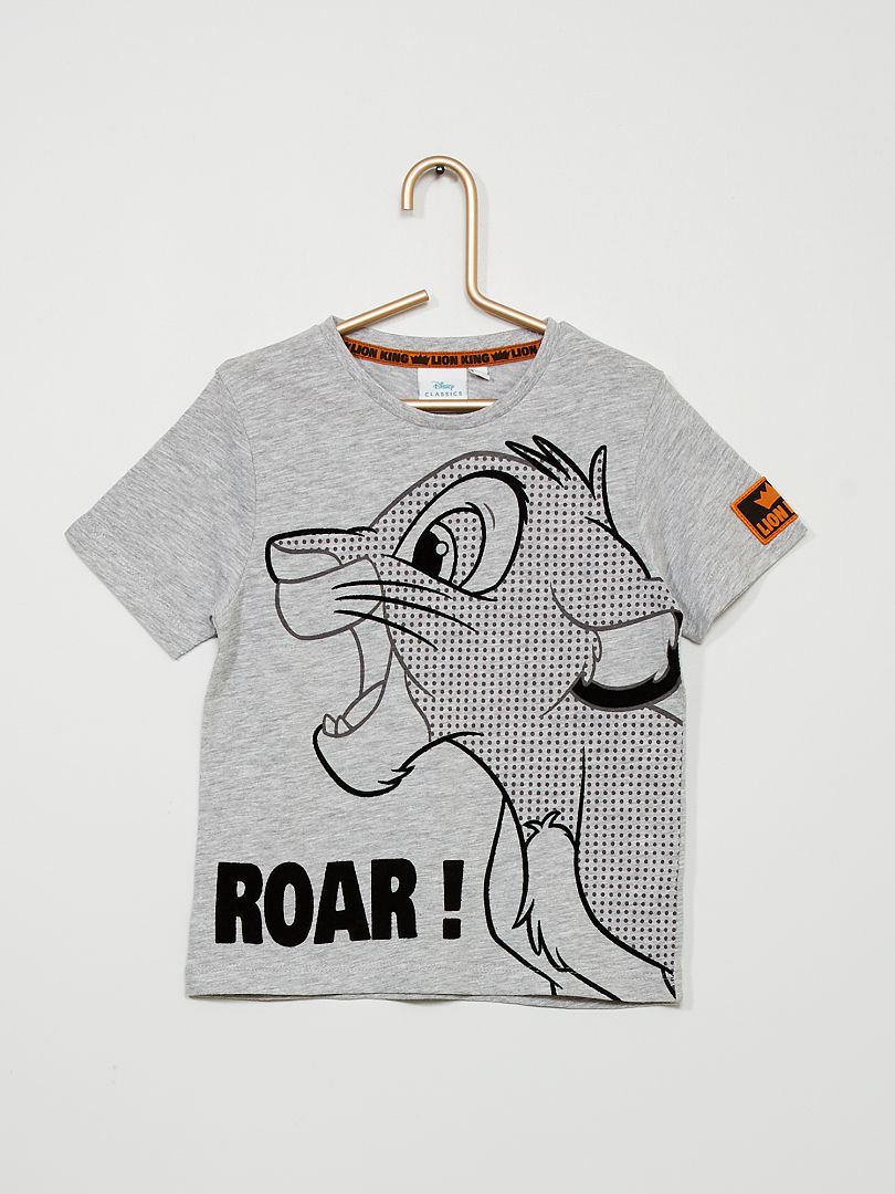 dinosaurio depositar estafador Camiseta 'El Rey León' 'Disney' - gris - Kiabi - 9.00€