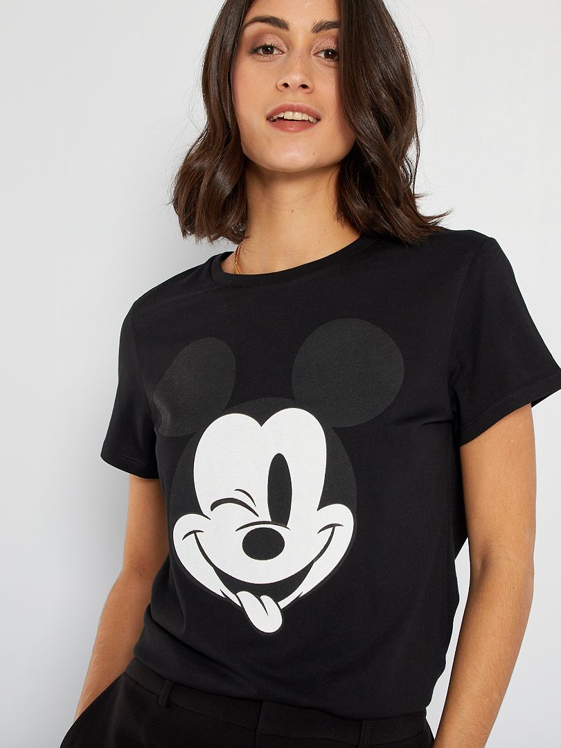 lucha Habubu Abuso Camiseta estampada 'Mickey' - negro - Kiabi - 13.00€