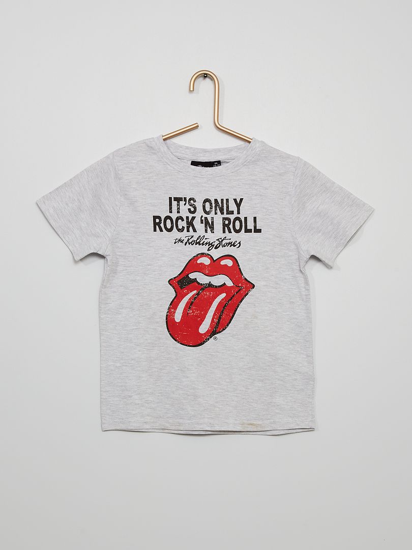 Camiseta 'Rolling Stone' - GRIS - - 8.00€