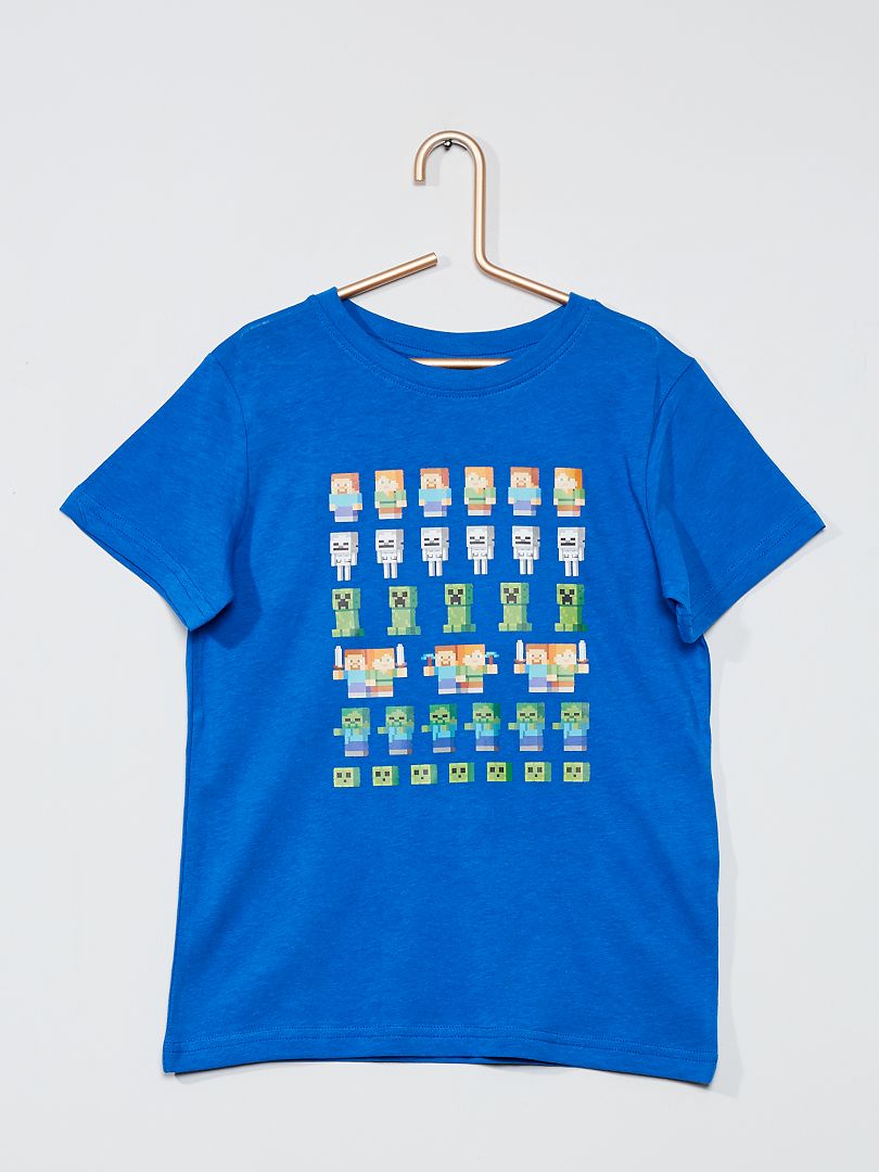 arma En expansión Brisa Camiseta 'Minecraft' - AZUL - Kiabi - 8.00€