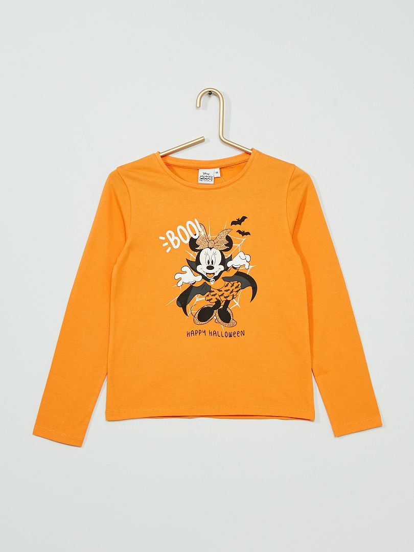 Camiseta 'Minnie' Halloween - NARANJA - Kiabi 8.00€