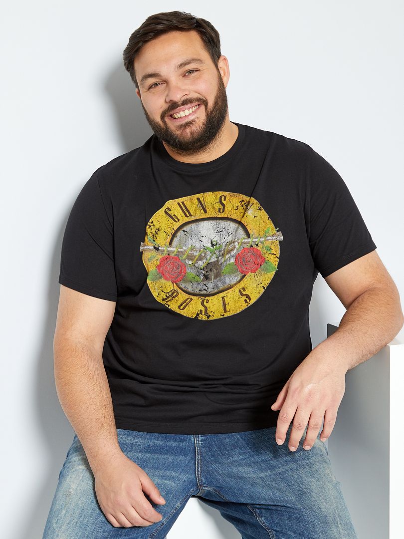 Analista torre Pisoteando Camiseta regular 'Guns N' Roses' - NEGRO - Kiabi - 15.00€