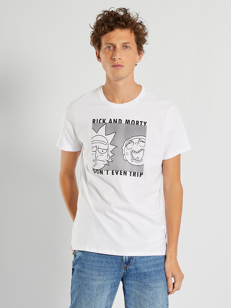 Sala Haiku ángulo Camiseta 'Rick & Morty' - Blanco - Kiabi - 12.00€