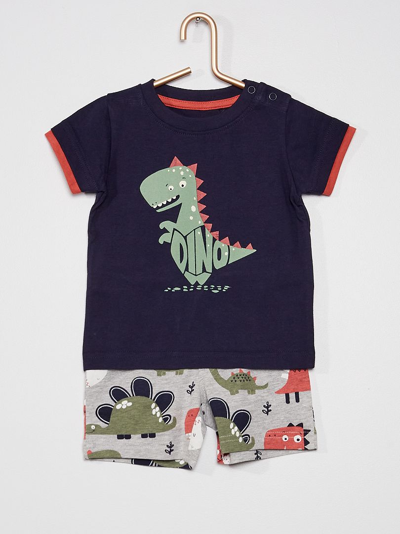 Camiseta + short 'dinosaurios' - BEIGE - Kiabi €