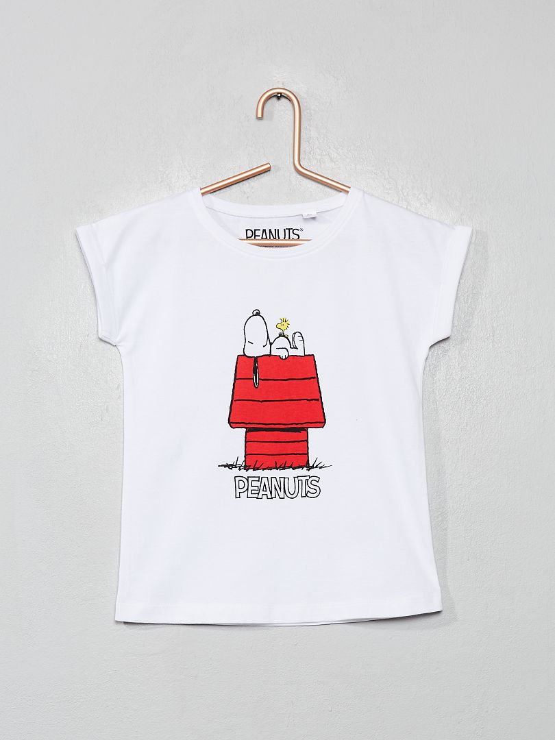 Exactitud Diariamente Borradura Camiseta 'Snoopy' - blanco - Kiabi - 9.00€