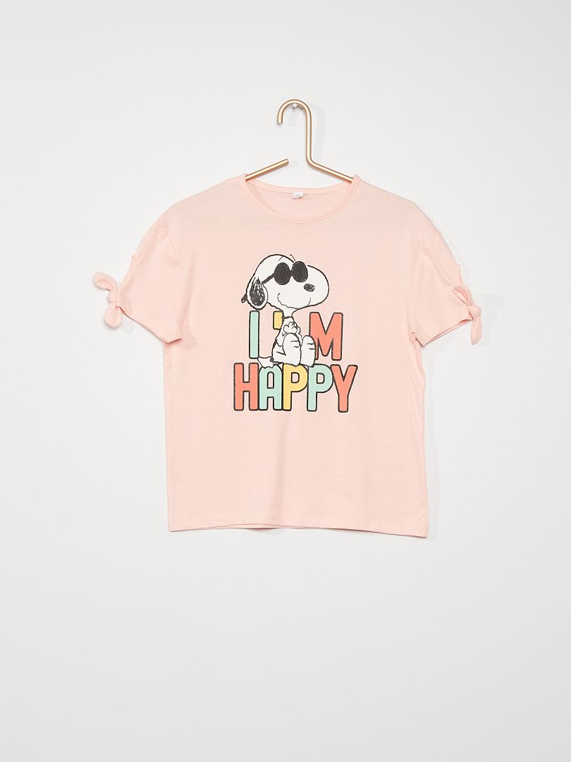 carro su Temporizador Camiseta 'Snoopy' - ROSA - Kiabi - 9.00€