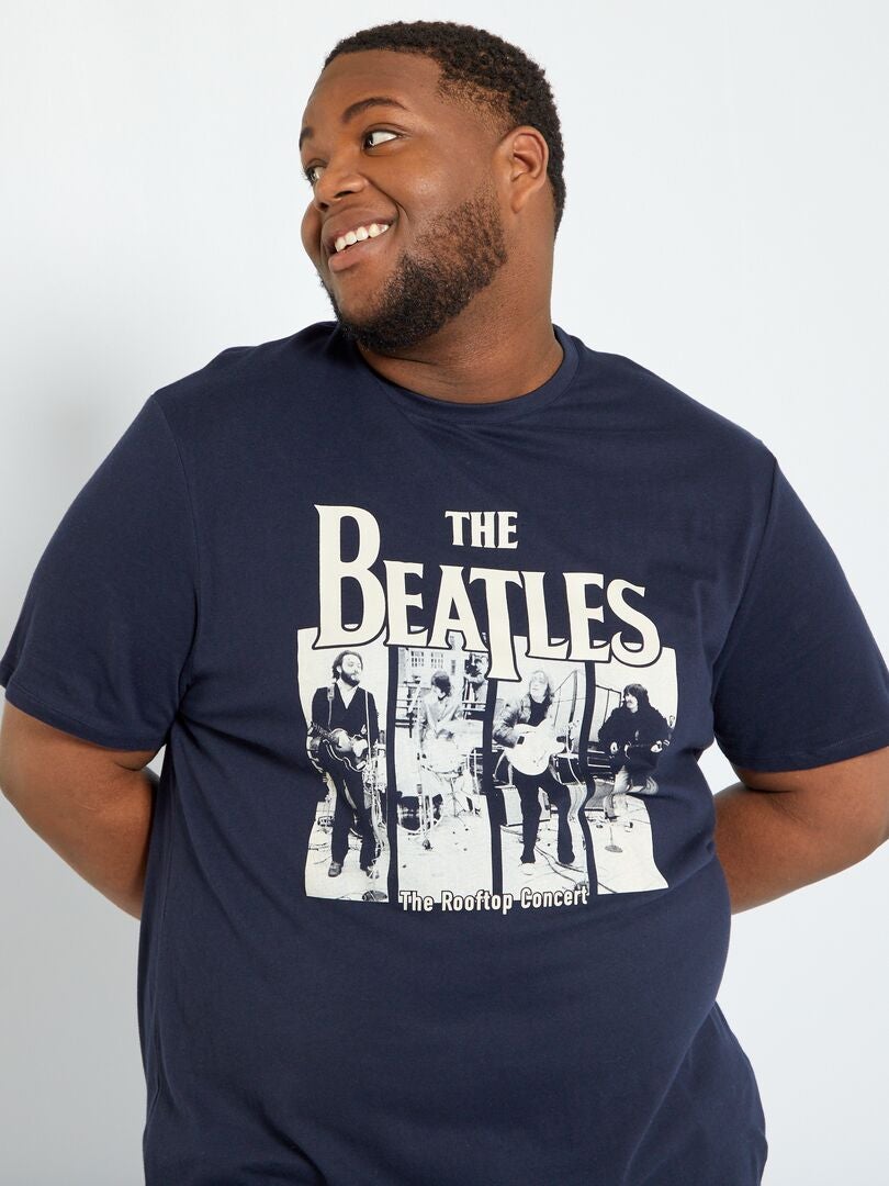 valores martillo Pantalones Camiseta 'The Beatles' de punto - AZUL - Kiabi - 15.00€