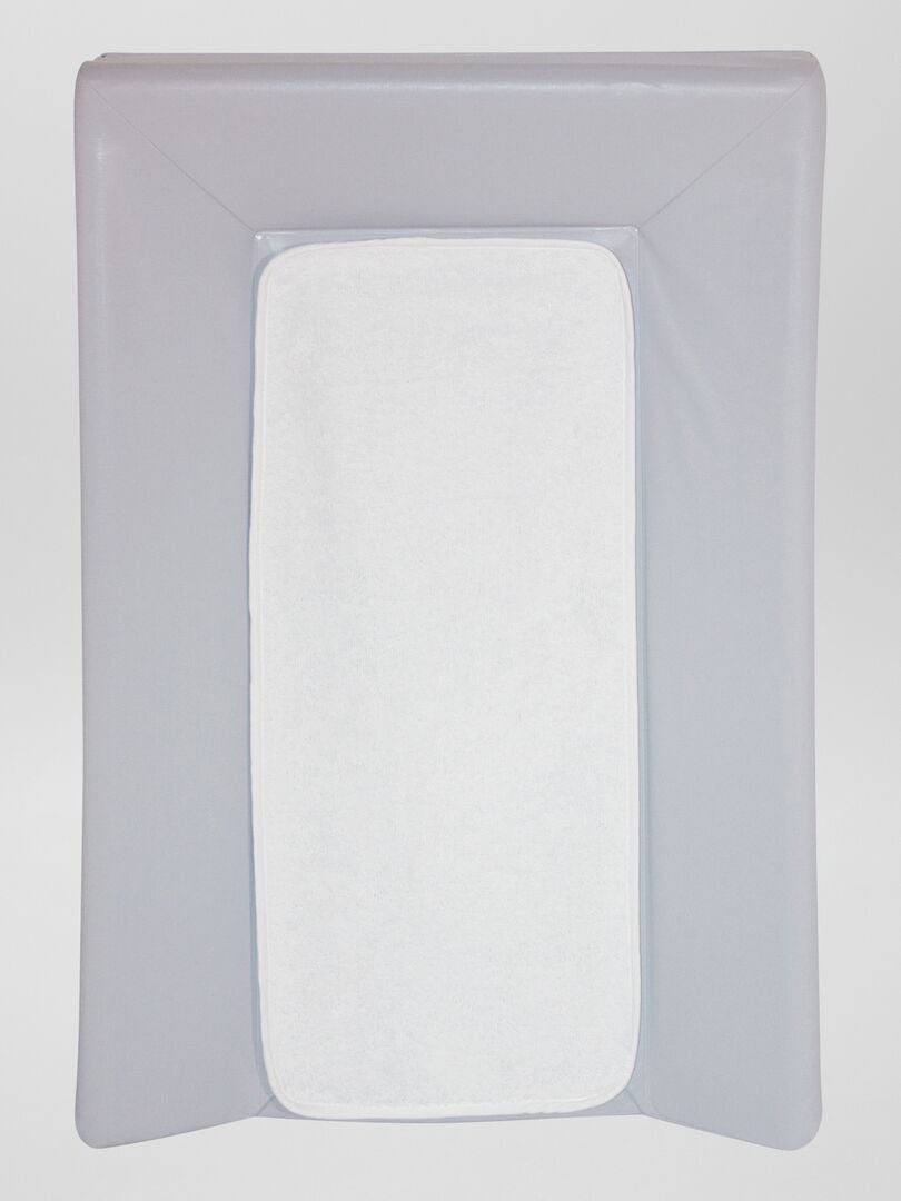 Colchón cambiador con toalla - gris/blanco - Kiabi - 22.00€