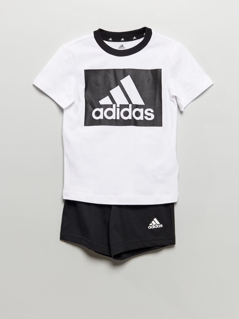 Extinto tolerancia Además Conjunto 'Adidas' camiseta + short - 2 piezas - BLANCO - Kiabi - 28.00€