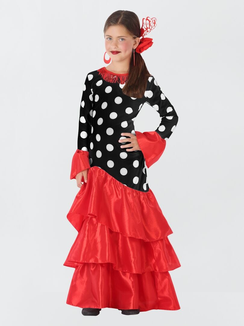 Disfraz Flamenco pijama para mujer