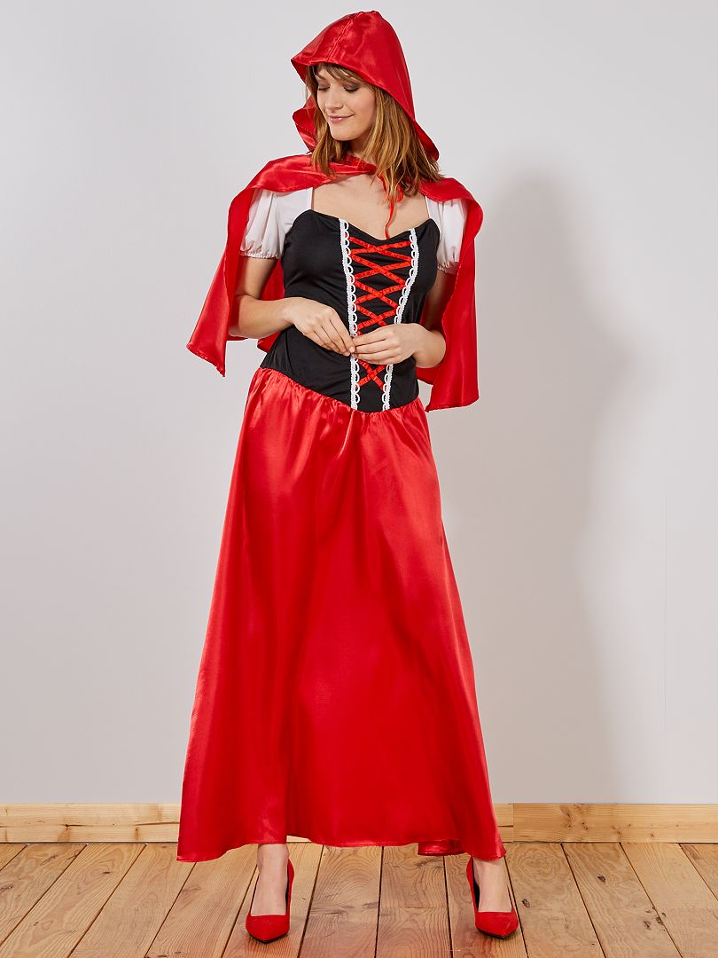 ellos Escalera pago Disfraz de Caperucita Roja para mujer - rojo - Kiabi - 23.00€
