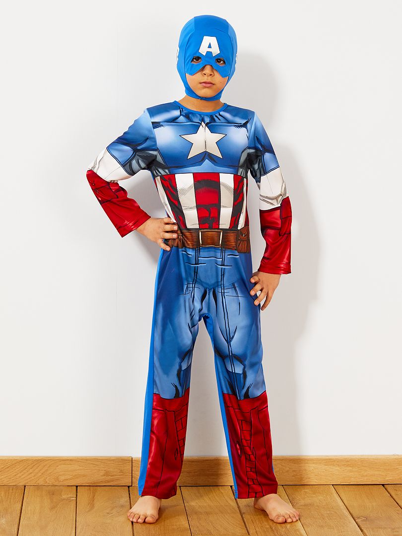 Nunca Cualquier Rechazar Disfraz de 'Capitán América' - azul - Kiabi - 25.00€