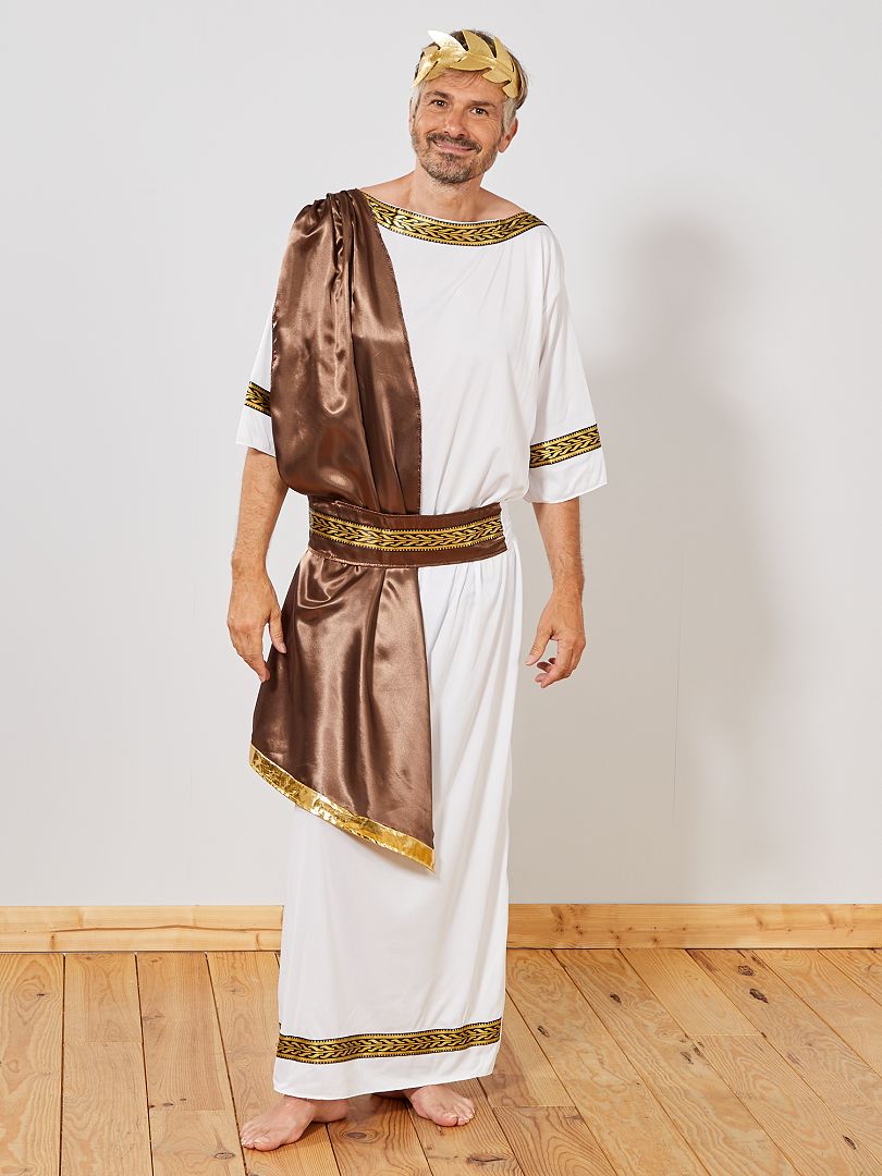 Año nuevo Amabilidad Periodo perioperatorio Disfraz de dios griego - BLANCO - Kiabi - 28.00€