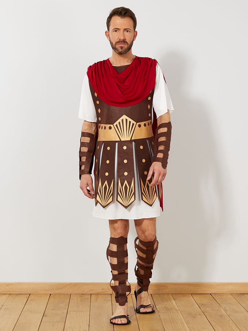 sobrina Ojalá homosexual Disfraz de gladiador - rojo/blanco - Kiabi - 27.00€