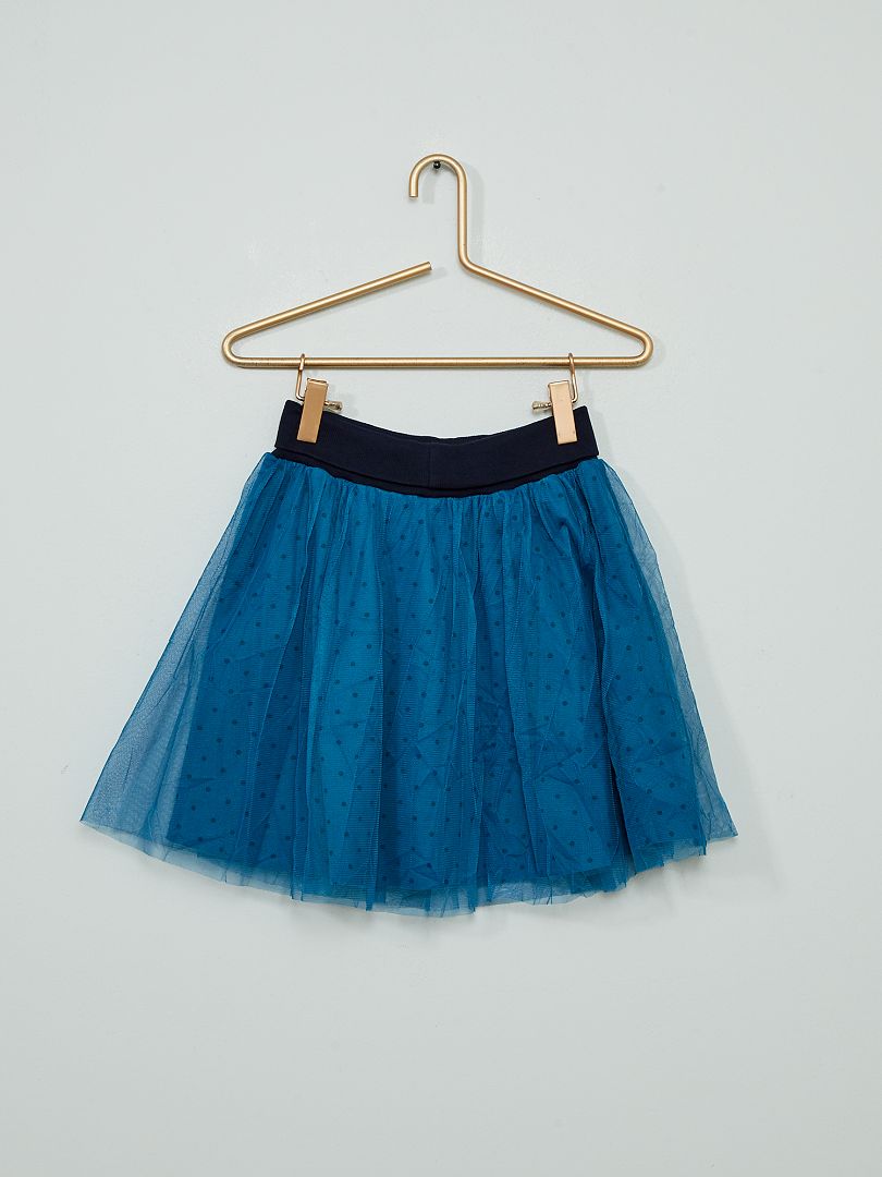 Falda corta de tul - azul Kiabi - 10.00€