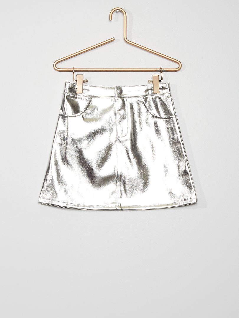 falda plateado – Compra falda plateado con envío gratis en AliExpress  version