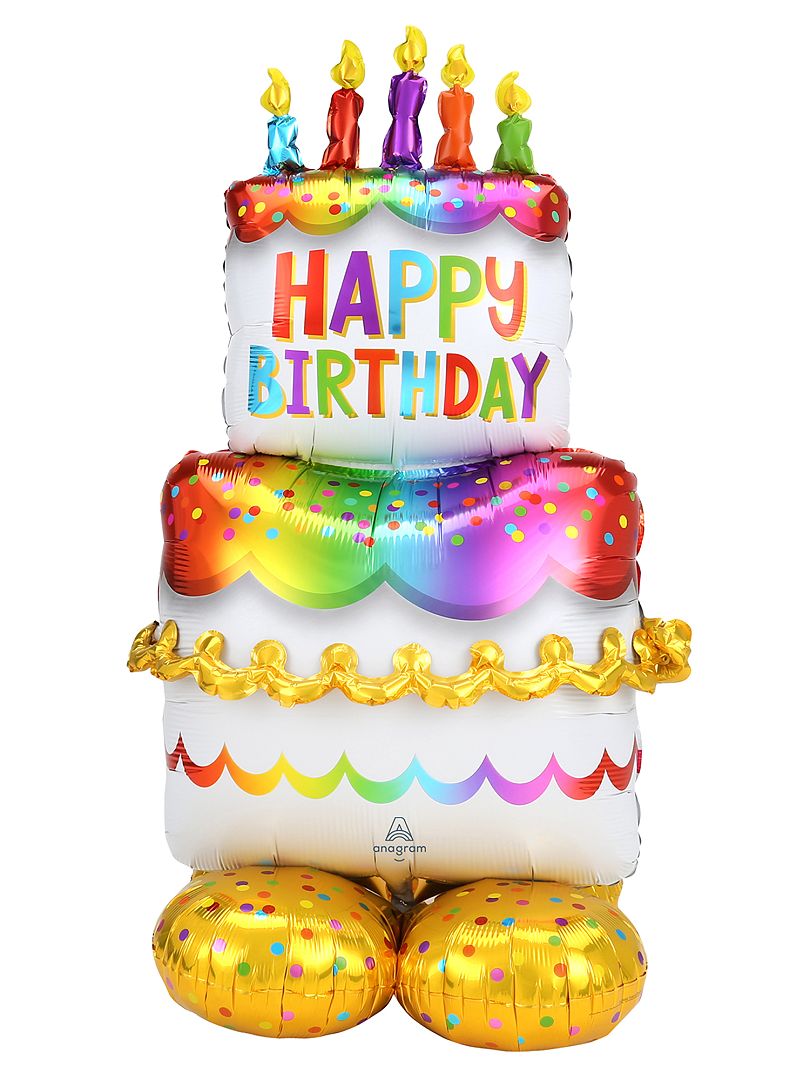 Globo 'tarta cumpleaños' gigante - multicolor - Kiabi €