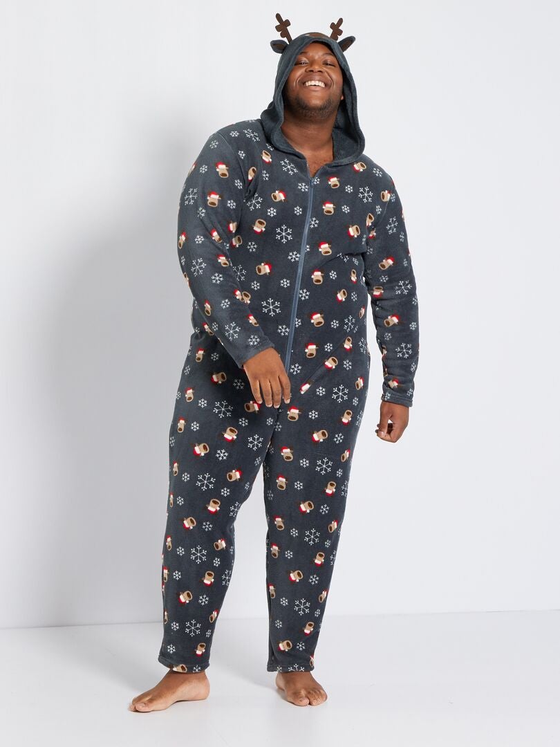 Tamano relativo Cordelia Reorganizar Mono de pijama con estampado de fantasía - gris - Kiabi - 25.00€