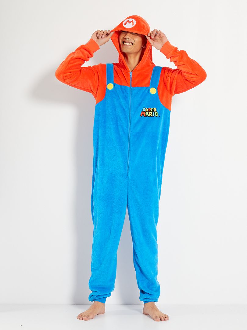 Firmar deuda Darse prisa Mono de pijama 'Super Mario' - rojo/azul - Kiabi - 23.20€