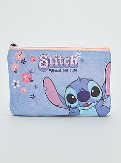Neceser 'Stitch' - azul - Kiabi - 5.50€