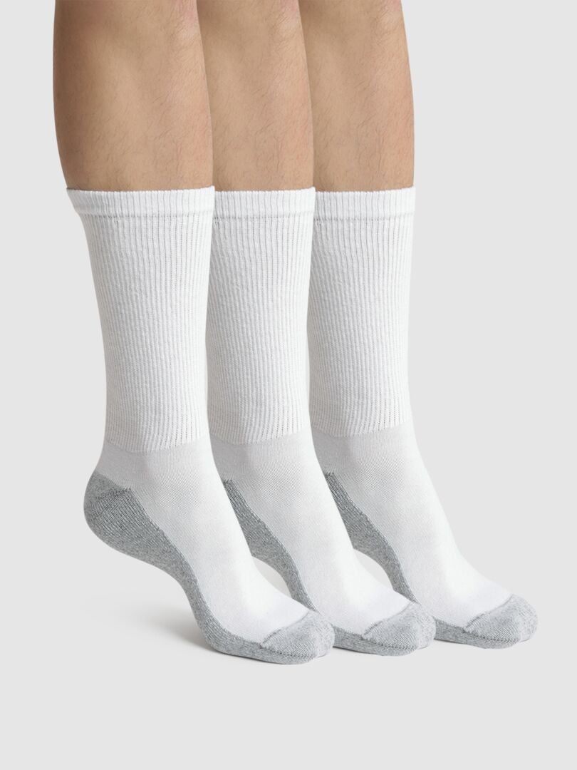 Pack de 3 pares de calcetines de deporte 'DIM' - BLANCO - Kiabi - 7.20€