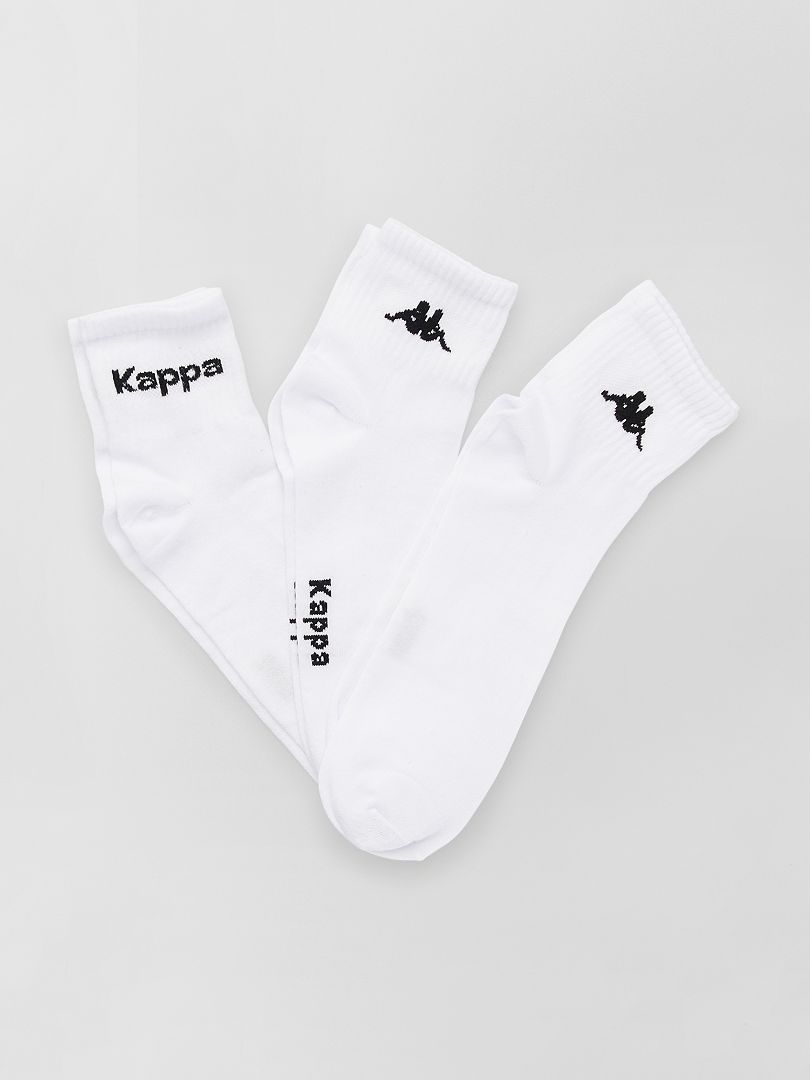 reembolso arrastrar Fobia Pack de 3 pares de calcetines 'Kappa' - blanco - Kiabi - 6.00€