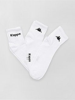 grandioso Disfraces opción Pack de 3 pares de calcetines 'Kappa' - blanco - Kiabi - 6.00€