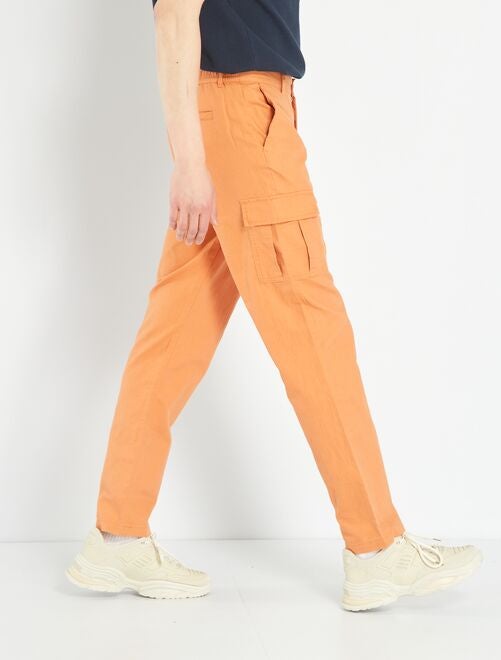 Rebajas Pantalones de hombre - naranja - Kiabi