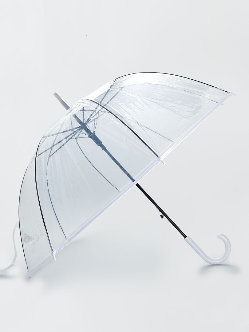 Año nuevo Consejo Grave Paraguas transparente - blanco - Kiabi - 6.00€