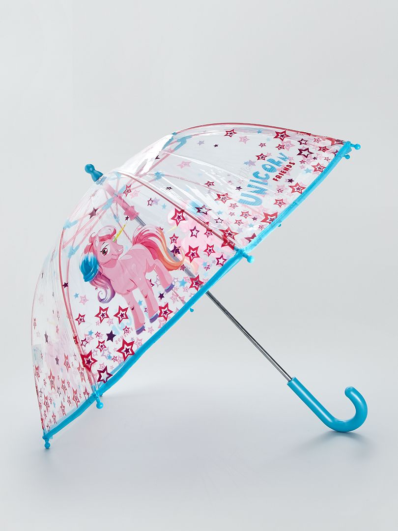 Maniobra Necesario Credencial Paraguas transparente con estampado de 'unicornio' - BEIGE - Kiabi - 8.00€