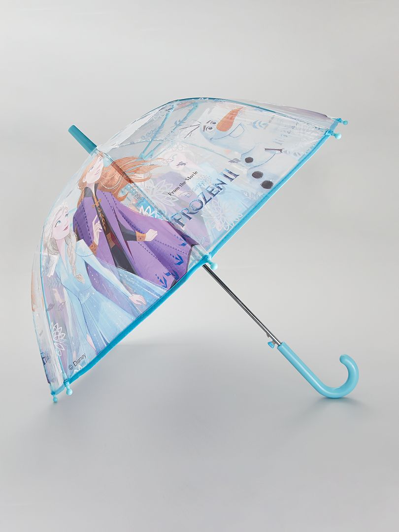 Inesperado pala esférico Paraguas transparente 'Frozen' - azul - Kiabi - 8.00€