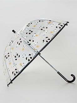Paraguas 'panda' negro - Kiabi -