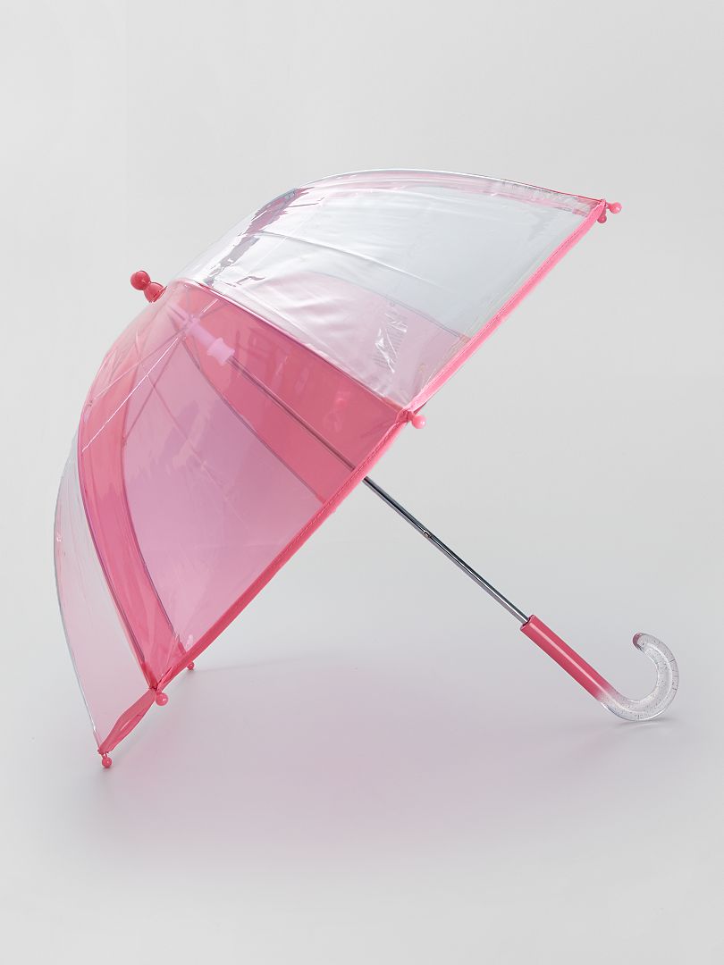 Distribución Suposición El cuarto Paraguas transparente - ROSA - Kiabi - 6.00€