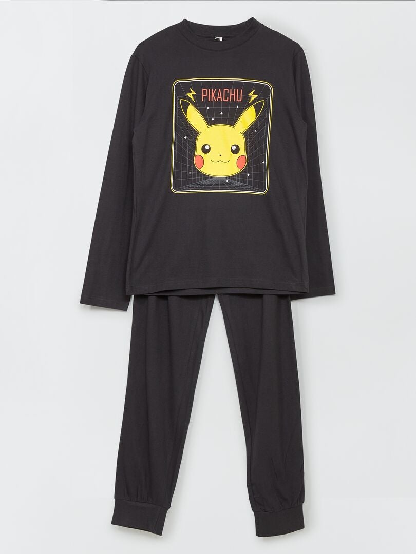 Miniatura miseria jefe Pijama largo 'Pokémon' - 2 piezas - negro - Kiabi - 18.00€