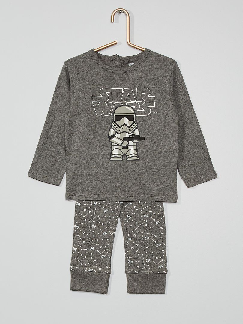 Prisionero algodón Salto Pijama largo 'Star Wars' - GRIS - Kiabi - 12.00€