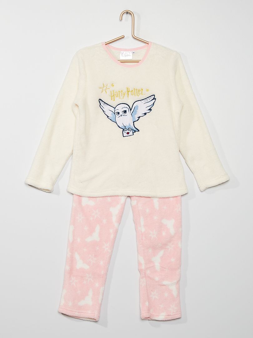 Pijama polar 'Harry Potter' - beige/rosa - Kiabi - 16.00€