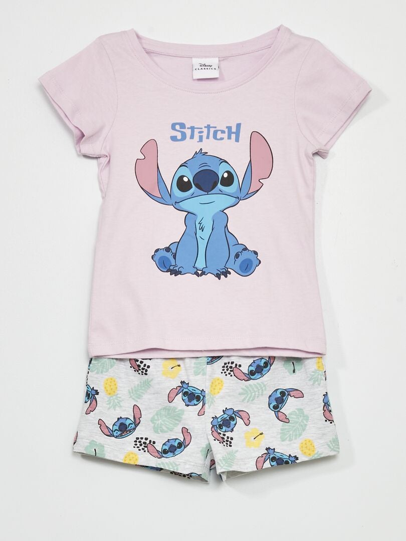 pozo anfitriona Escribe email Pijama 'Stitch' 'Disney' - 2 piezas - PURPURA - Kiabi - 12.00€