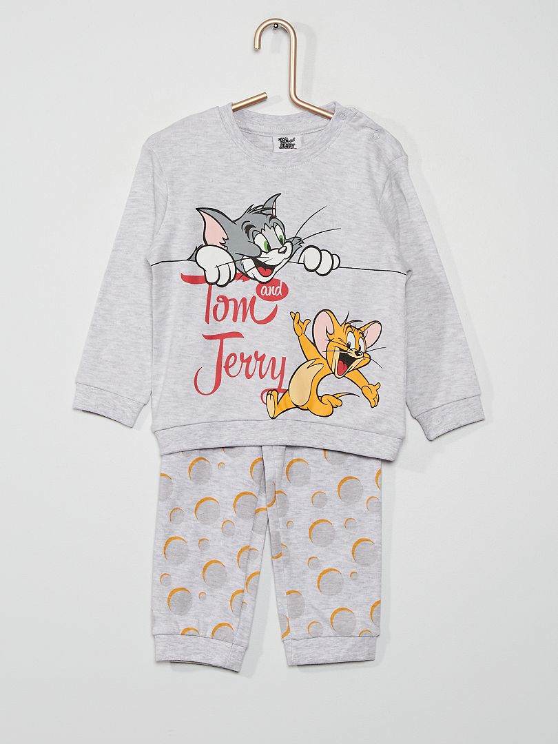 Admirable Necesario manipular Pijama 'Tom y Jerry' - gris chiné - Kiabi - 12.00€